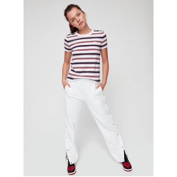 Aritzia Tops - Aritzia TNA Mainland Short Sleeve Striped T-Shirt Size XS
